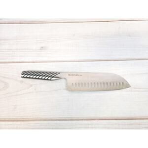 RAZOR SHARP O9 Japanese ALL METAL SS Santoku 7" Chef Knife Global Style